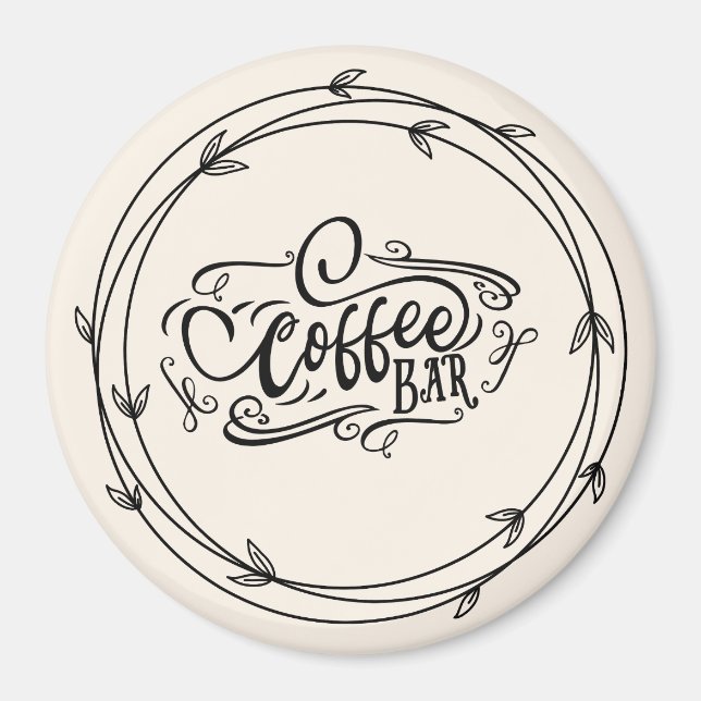Coffee Bar  Magnet (Front)