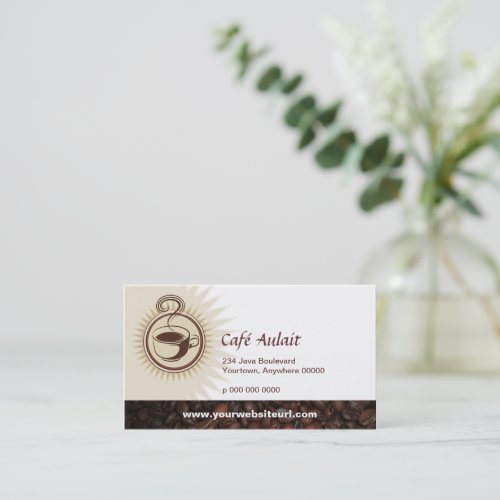 Coffee Bar Rewards Business Card