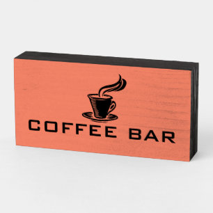 COFFEE BAR RUSTIC WALL SIGN
