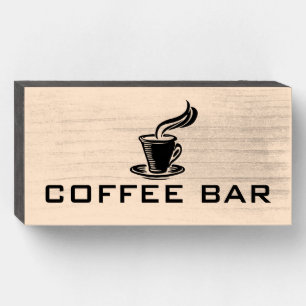 COFFEE BAR RUSTIC WALL SIGN