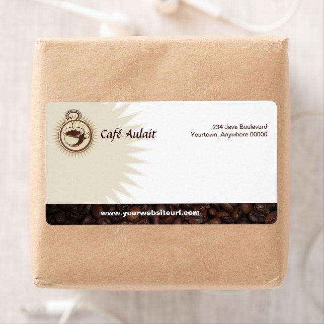 Coffee Bar Shipping Label (Insitu)