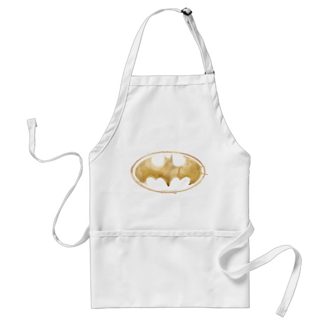 Coffee Bat Symbol Adult Apron (Front)
