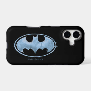 Coffee Bat Symbol - Blue iPhone 17 Case