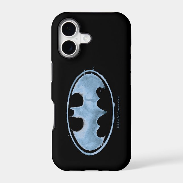 Coffee Bat Symbol - Blue Iphone Case (Back)