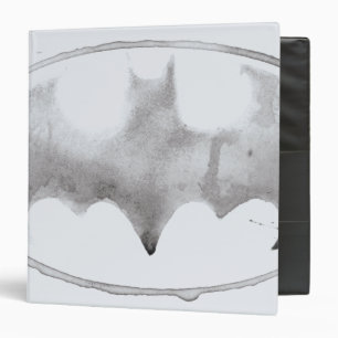 Coffee Bat Symbol - Gray Binder