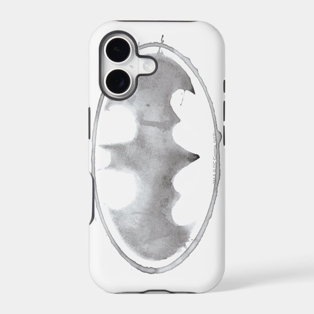 Coffee Bat Symbol - Gray Iphone Case (Back)