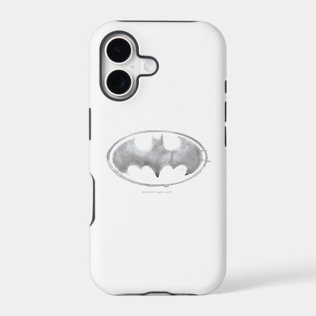 Coffee Bat Symbol - Gray Iphone Case (Back)
