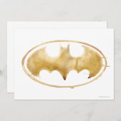 Coffee Bat Symbol Invitation (Front/Back)