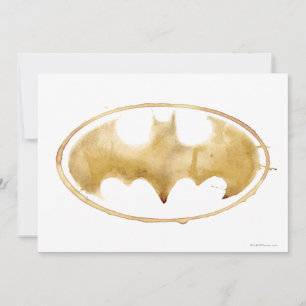 Coffee Bat Symbol Invitation