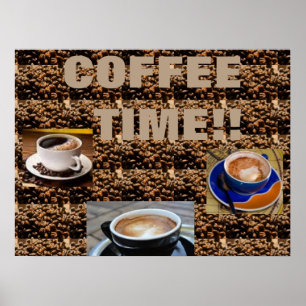 COFFEE BEAN ART POSTER