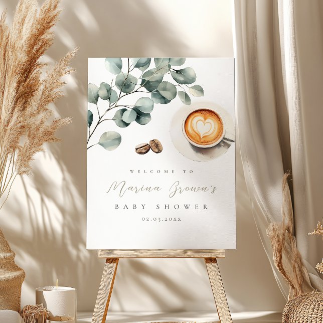 Coffee bean baby shower  foam board (Creator Uploaded)