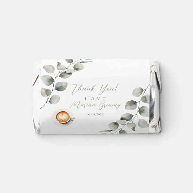 Coffee bean baby shower  hershey's miniatures (Front)