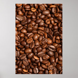 coffee bean background poster