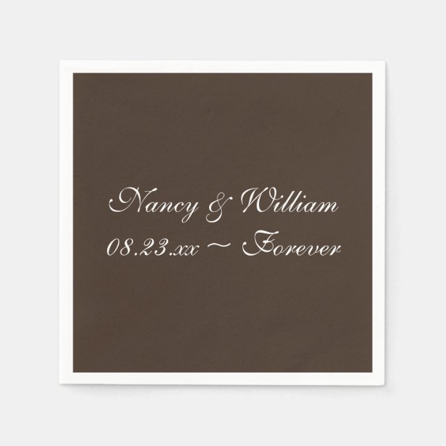 Coffee Bean Best Color Design Napkins (Front)