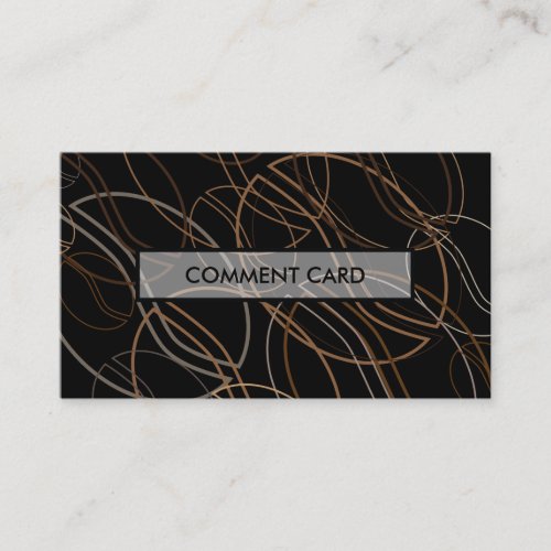 coffee bean blur comment card