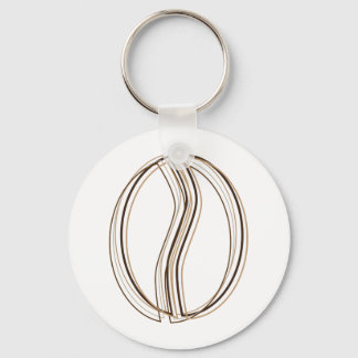 coffee bean blur keychain