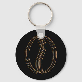 coffee bean blur keychain