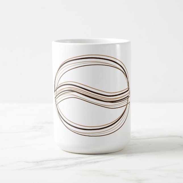 coffee bean blur mug (Center)