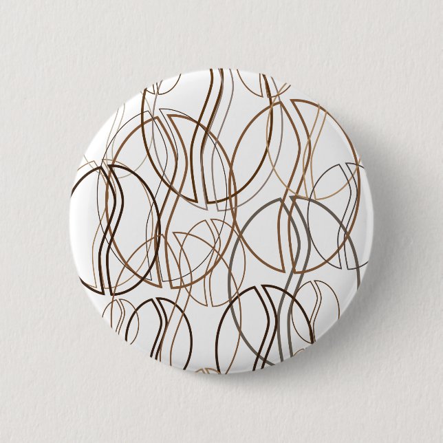 coffee bean blur pinback button (Front)