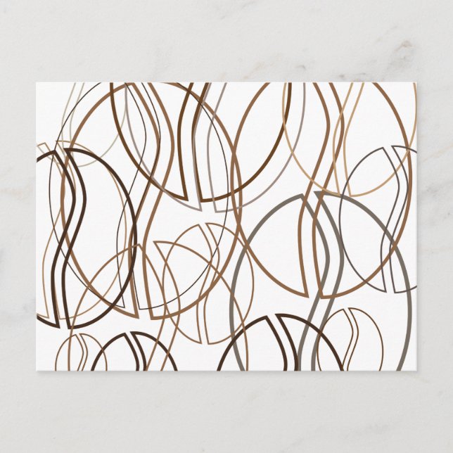 coffee bean blur postcard (Front)