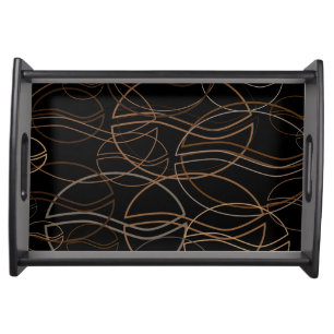 coffee bean blur serving tray