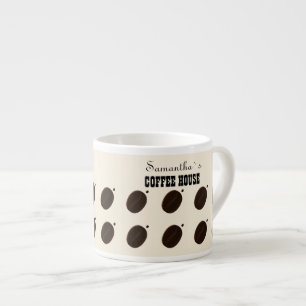 Coffee Bean Branded Business Professional Espresso Cup
