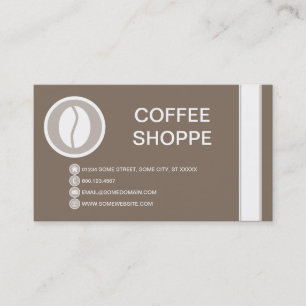 COFFEE BEAN bubble Business Card
