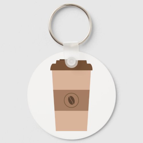 Coffee Bean Cup Keychain