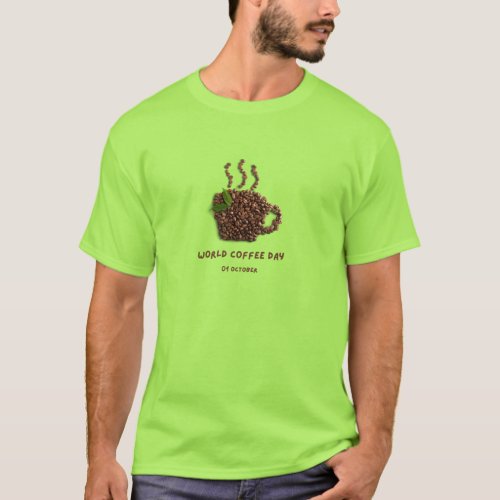 coffee bean cup T_Shirt