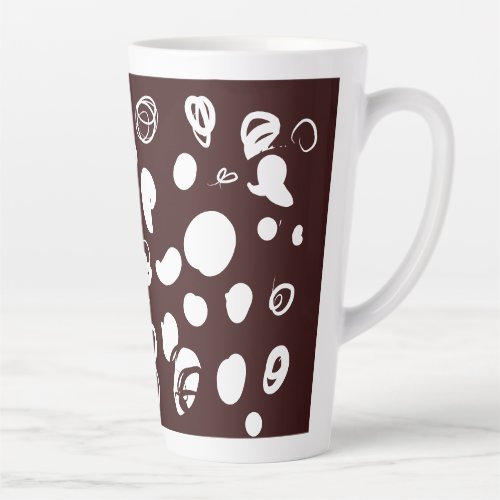 Coffee bean design Latte Mug
