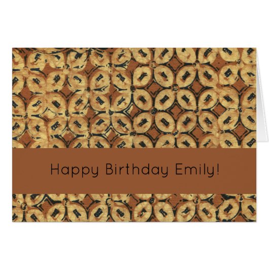 Coffee Bean Earthy Boho Rustic Cards (Front Horizontal)