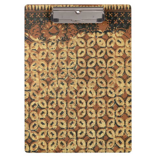Coffee Bean Earthy Boho Rustic Clipboard (Front)