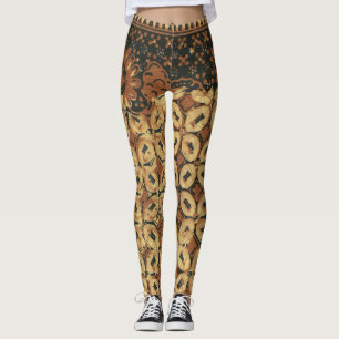 Coffee Bean Earthy Boho Rustic Leggings