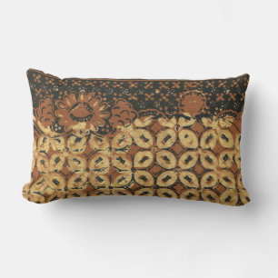 Coffee Bean Earthy Boho Rustic Lumbar Pillow