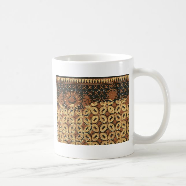 Coffee Bean Earthy Boho Rustic Mug (Right)