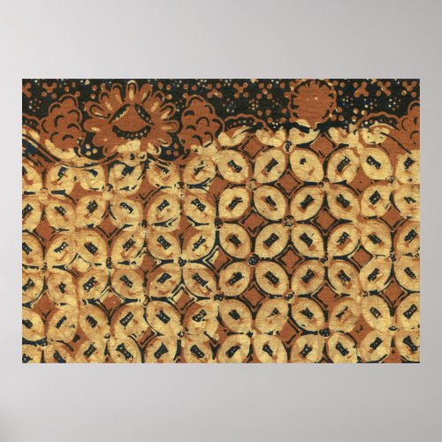 Coffee Bean Earthy Boho Rustic Poster