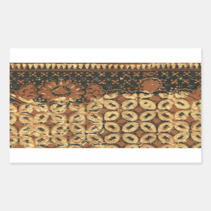 Coffee Bean Earthy Boho Rustic Rectangular Sticker