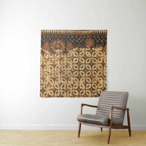 Coffee Bean Earthy Boho Rustic Tapestry