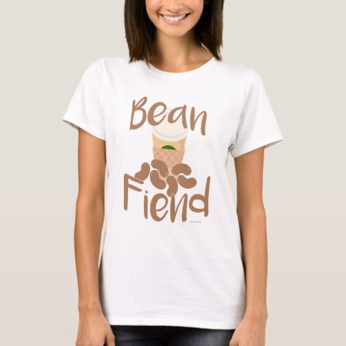Coffee Bean Fiend Java Slogan T_Shirt