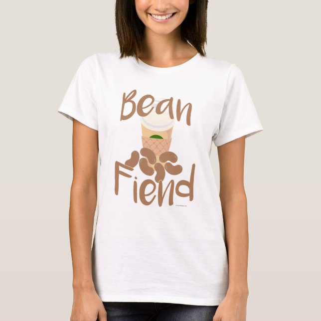 Coffee Bean Fiend Java Slogan T-Shirt (Front)
