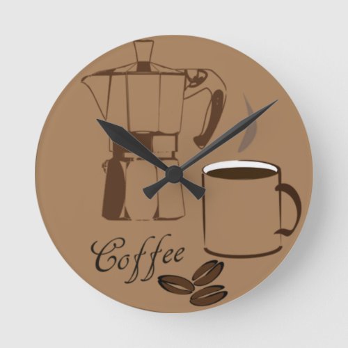 Coffee Bean Grinder  Cup Clock