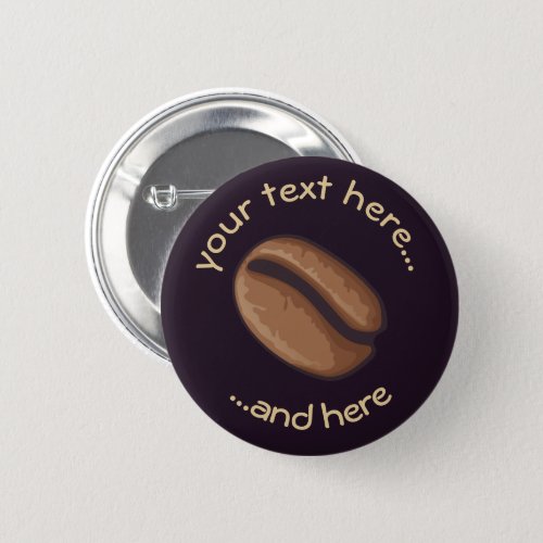 Coffee Bean Icon Button