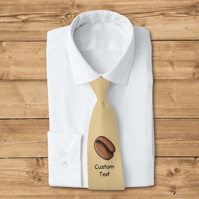 Coffee Bean Icon Neck Tie (Creator Uploaded)