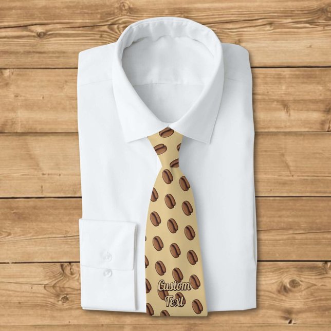 Coffee Bean Icon Neck Tie (Creator Uploaded)