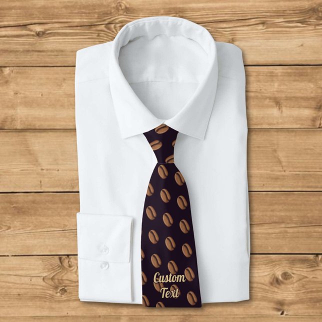 Coffee Bean Icon Neck Tie (Creator Uploaded)