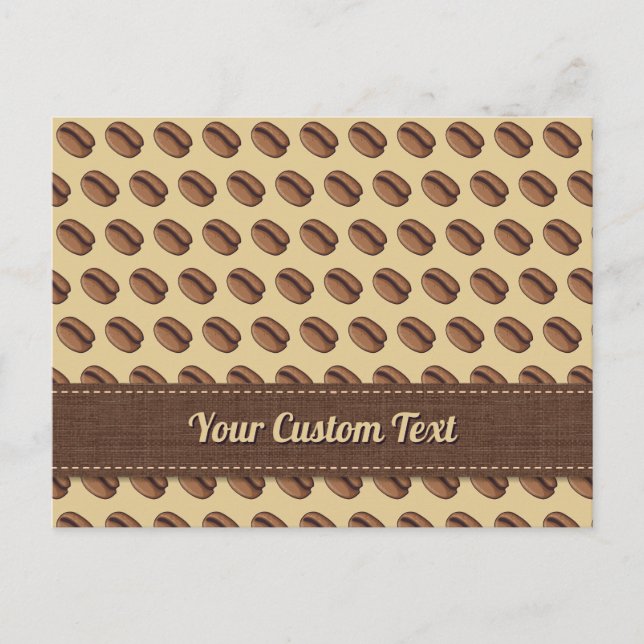 Coffee Bean Icon Postcard (Front)