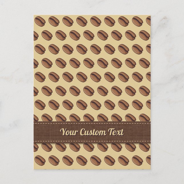 Coffee Bean Icon Postcard (Front)