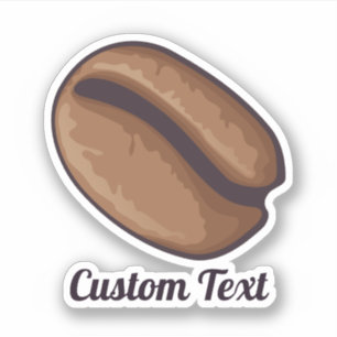 Coffee Bean Icon Sticker