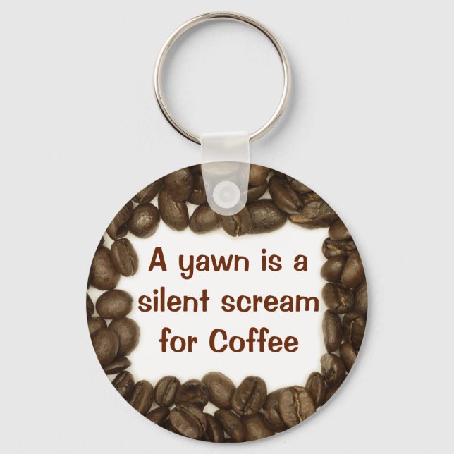 Coffee bean keychain (Front)