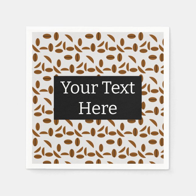Coffee Bean Napkins (Front)